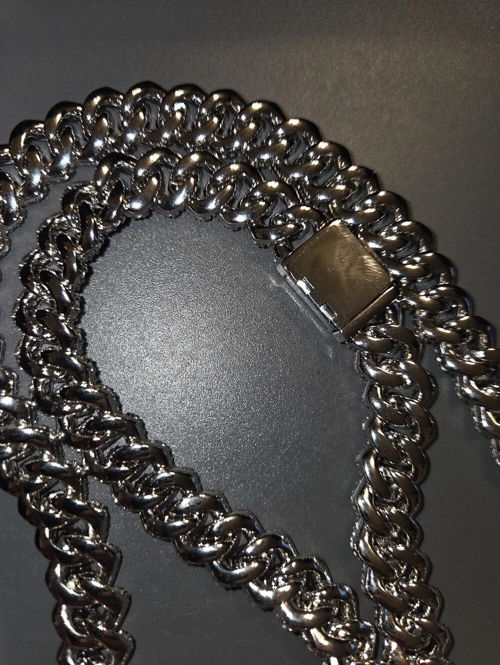 Iced Out 16 CT MOISSANITE Cuban Link Prong Chain Necklace 12mm / 24